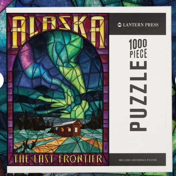 1000 piece "Alaska The Last Frontier" puzzle by Latern Press- new condition - Picture 1 of 7